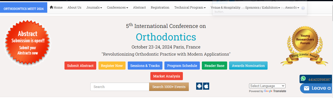 5th International Conference on  Orthodontics